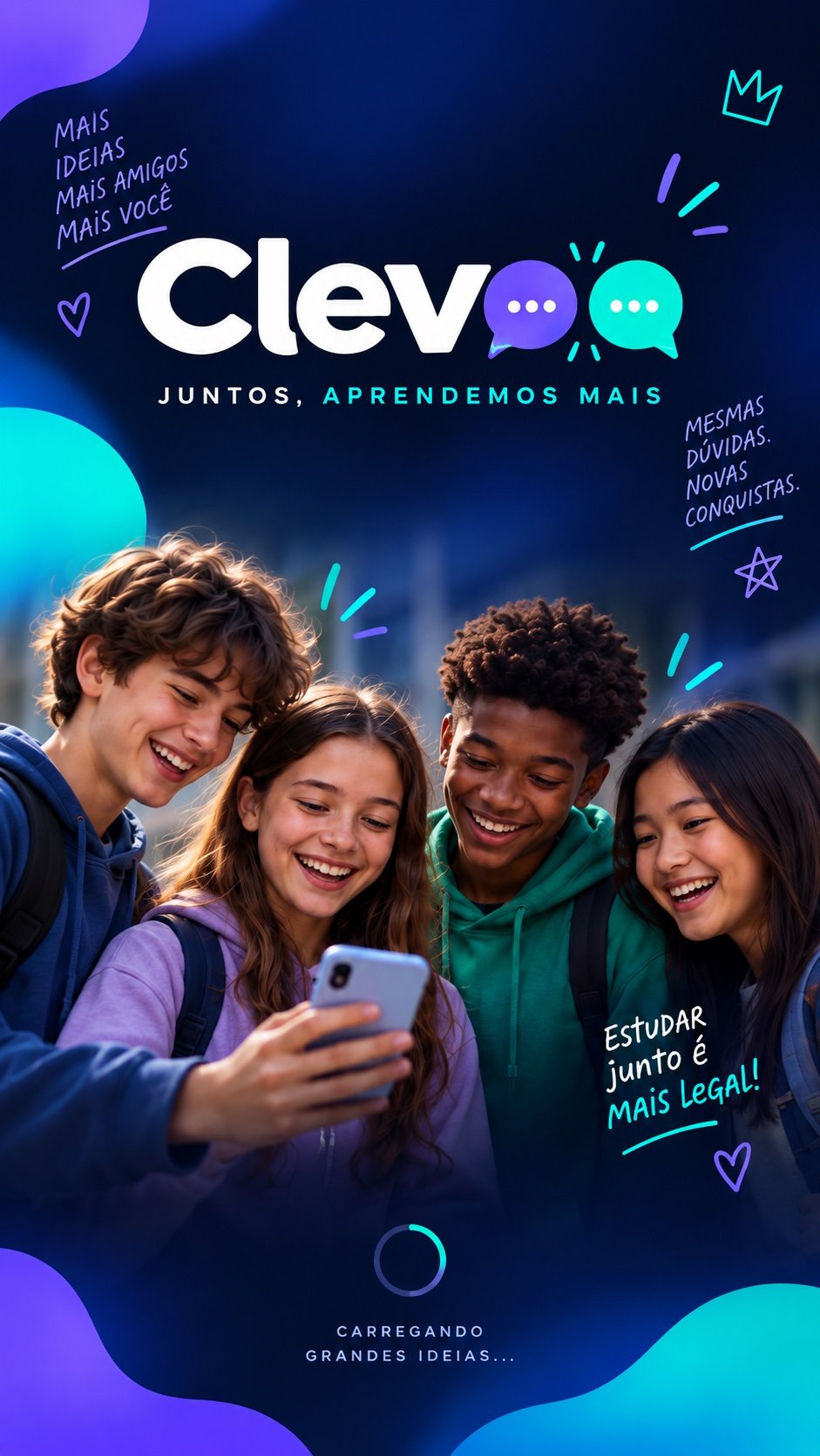 Clevoo. Juntos, aprendemos mais.